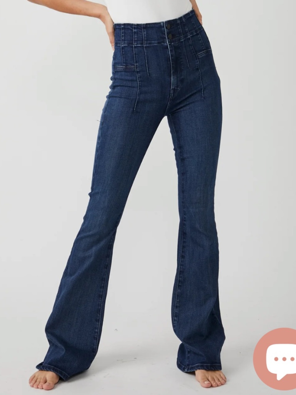 FREE PEOPLE We The Free Jayde Flare Jeans - Picture 5 of 14